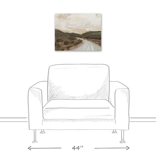 Mountain Roads 20" x 16" Canvas Wall Art